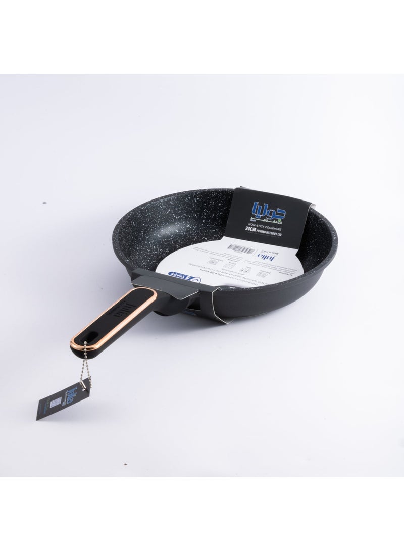 جوليا مِقلاة جوليا إيليت برو بلس 24 سم - أسود - جرانيت أسود غير لاصق - يدعم الحث الحراري - Image 4